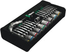 Wera Tools - 8100 SB 9 Zyklop Speed Ratchet Set, 3/8" drive, imperial