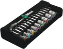 Wera Tools - 8100 SA 11 Zyklop Metal Ratchet Set with switch lever, 1/4" drive, imperial