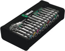 Wera Tools - 8100 SA 9 Zyklop Speed Ratchet Set, 1/4" drive, imperial