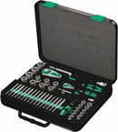 Wera Tools - 8100 SA/SC 2 Zyklop Speed Ratchet Set, 1/4" drive and 1/2" drive, metric