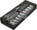 Wera Tools - 8100 SB 11 Zyklop Metal Ratchet Set with switch lever, 3/8" drive, imperial
