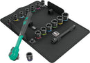 Wera Tools - 8100 SB 12 Zyklop Comfort Ratchet set, reversing lever, 3/8" drive, metric