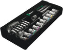Wera Tools - 8100 SC 9 Zyklop Speed Ratchet Set, 1/2" drive, imperial