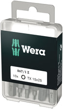 Wera Tools - 867/1 DIY TORX® bits