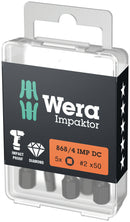 Wera Tools - 868/4 IMP DC DIY Impaktor square head socket bits