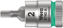 Wera Tools - 8740 A Zyklop bit socket, 1/4" drive