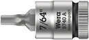 Wera Tools - 8740 A Zyklop bit socket, 1/4" drive