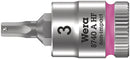 Wera Tools - 8740 A HF Zyklop bit socket with holding function, 1/4" drive
