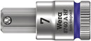 Wera Tools - 8740 A HF Zyklop bit socket with holding function, 1/4" drive