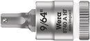 Wera Tools - 8740 A HF Zyklop bit socket with holding function, 1/4" drive