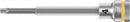 Wera Tools - 8740 B Zyklop Bit socket with 3/8" drive, with extra slim profile area