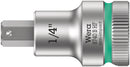 Wera Tools - 8740 B HF Zyklop bit socket with holding function, 3/8" drive
