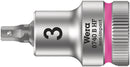 Wera Tools - 8740 B HF Zyklop bit socket with holding function, 3/8" drive