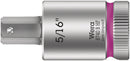Wera Tools - 8740 B HF Zyklop bit socket with holding function, 3/8" drive