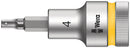 Wera Tools - 8740 C HF Zyklop bit socket with 1/2" drive with holding function