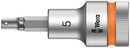 Wera Tools - 8740 C HF Zyklop bit socket with 1/2" drive with holding function