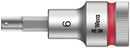 Wera Tools - 8740 C HF Zyklop bit socket with 1/2" drive with holding function