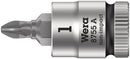 Wera Tools - 8755 A Pozidriv Zyklop bit socket, 1/4" drive