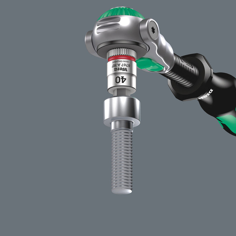 Wera Tools - 8767 A HF TORX® Zyklop bit socket with holding function, 1/4" drive