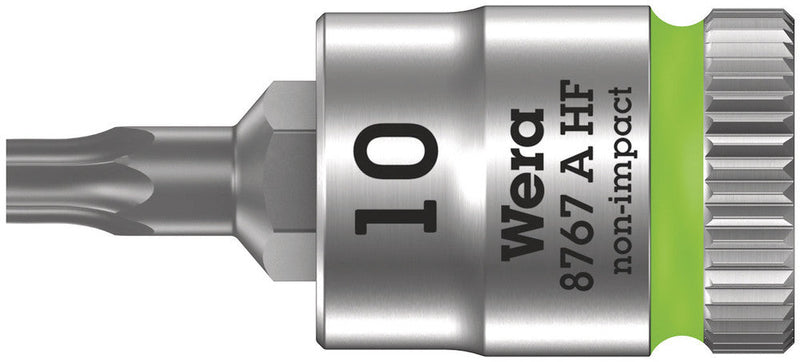 Wera Tools - 8767 A HF TORX® Zyklop bit socket with holding function, 1/4" drive
