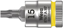 Wera Tools - 8767 A HF TORX® Zyklop bit socket with holding function, 1/4" drive
