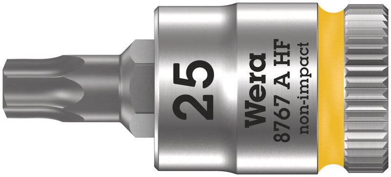Wera Tools - 8767 A HF TORX® Zyklop bit socket with holding function, 1/4" drive