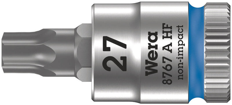 Wera Tools - 8767 A HF TORX® Zyklop bit socket with holding function, 1/4" drive