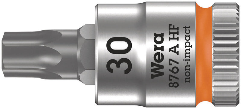 Wera Tools - 8767 A HF TORX® Zyklop bit socket with holding function, 1/4" drive