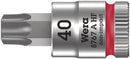 Wera Tools - 8767 A HF TORX® Zyklop bit socket with holding function, 1/4" drive