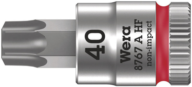 Wera Tools - 8767 A HF TORX® Zyklop bit socket with holding function, 1/4" drive