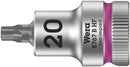 Wera Tools - 8767 B HF TORX® Zyklop bit socket with holding function, 3/8" drive