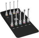 Wera Tools - 8767 C TORX® HF 3 Zyklop bit socket set with 1/2" drive, with holding function