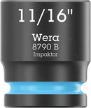 Wera Tools - 8790 B Impaktor socket with 3/8" drive