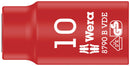 Wera Tools - 8790 B VDE Zyklop 3/8" socket, insulated