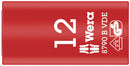Wera Tools - 8790 B VDE Zyklop 3/8" socket, insulated