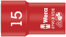 Wera Tools - 8790 B VDE Zyklop 3/8" socket, insulated