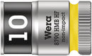 Wera Tools - 8790 HMB HF Zyklop socket with 3/8" drive with holding function