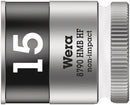 Wera Tools - 8790 HMB HF Zyklop socket with 3/8" drive with holding function