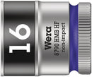 Wera Tools - 8790 HMB HF Zyklop socket with 3/8" drive with holding function