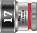 Wera Tools - 8790 HMB HF Zyklop socket with 3/8" drive with holding function