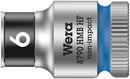 Wera Tools - 8790 HMB HF Zyklop socket with 3/8" drive with holding function