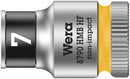 Wera Tools - 8790 HMB HF Zyklop socket with 3/8" drive with holding function