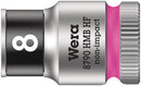 Wera Tools - 8790 HMB HF Zyklop socket with 3/8" drive with holding function
