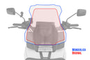 Wunderlich windshield »MARATHON«Great comfort for long and relaxed trips.