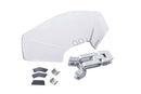 Wunderlich windshield extension Vario-ERGO 3D+ transparent, perfect wind protection thanks to the clever add-on spoiler