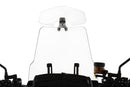Wunderlich windshield extension Vario-ERGO 3D+ transparent, perfect wind protection thanks to the clever add-on spoiler
