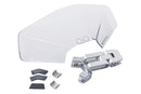 Wunderlich windshield extension Vario-ERGO 3D+ transparent, perfect wind protection thanks to the clever add-on spoiler