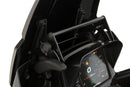 The windshield reinforcement on both sides stabilises the windshield and thus reduces turbulences caused by the airflow at high speeds