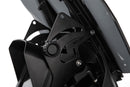 The windshield reinforcement on both sides stabilises the windshield and thus reduces turbulences caused by the airflow at high speeds