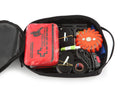 Tailored interior bag, custom-fitted for our Wunderlich tool box.